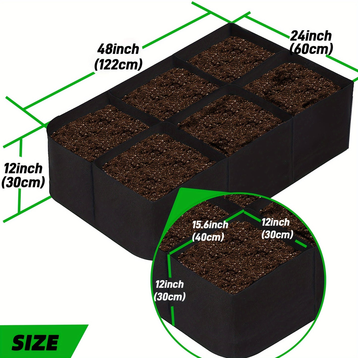 Garden Bed Grow Bags for Vegetables and Flowers Planting Container - Parry's Picks