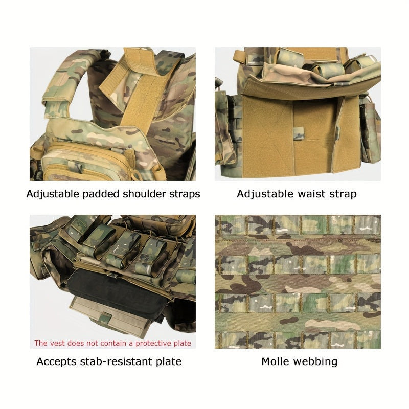 Yakeda Tactical Vest and Belt Molle System for Outdoor Use