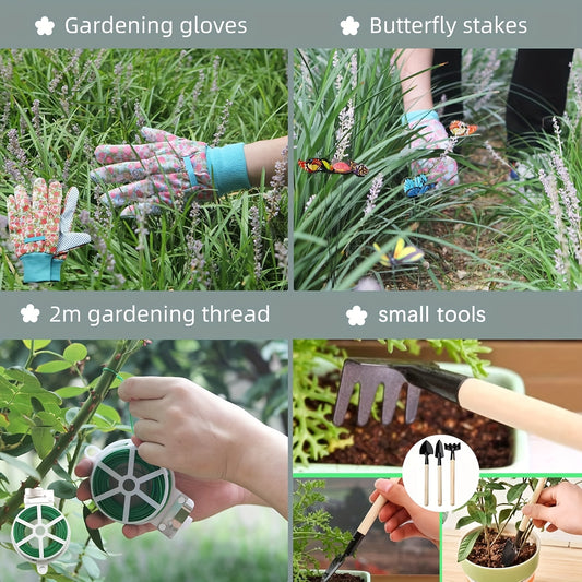 Floral Garden Tools Set for Enthusiastic Gardeners and Gifts - Parry's Picks