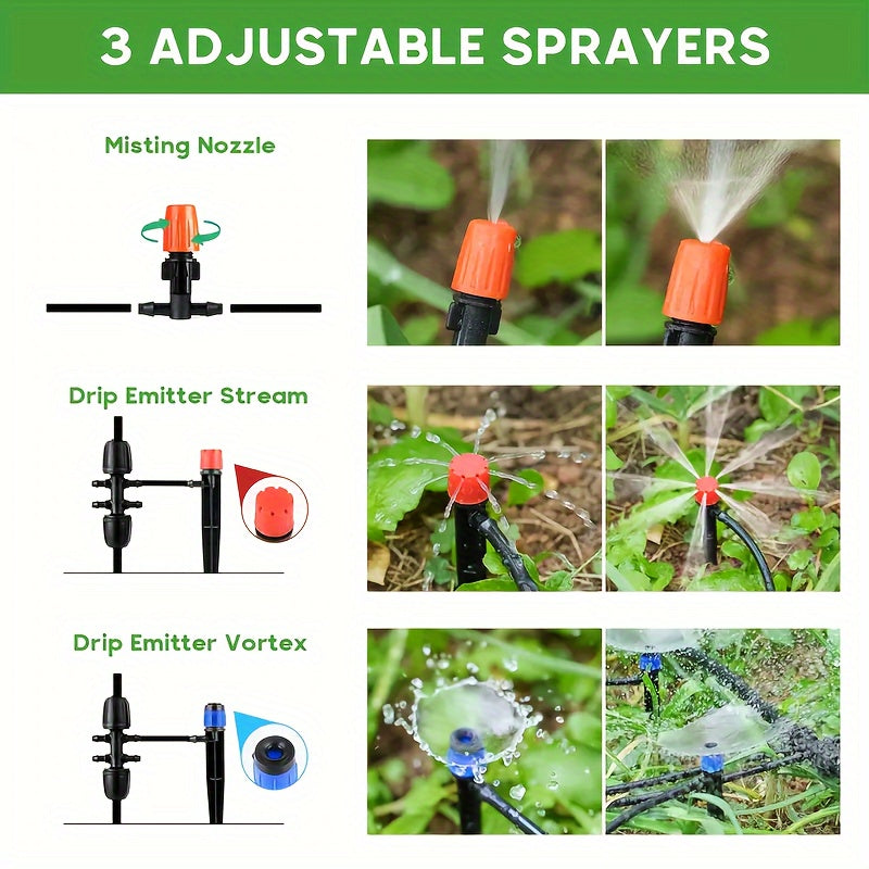 Automatic Drip Irrigation Kit for Effortless Plant Watering - Parry's Picks