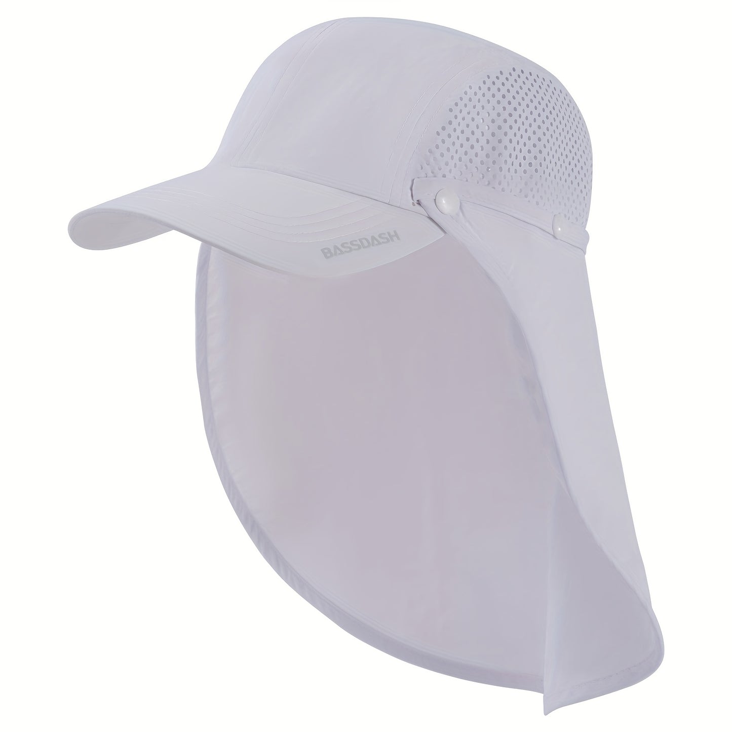 BASSDASH UPF 50 Foldable Fishing Hat with Neck Flap - Parry's Picks