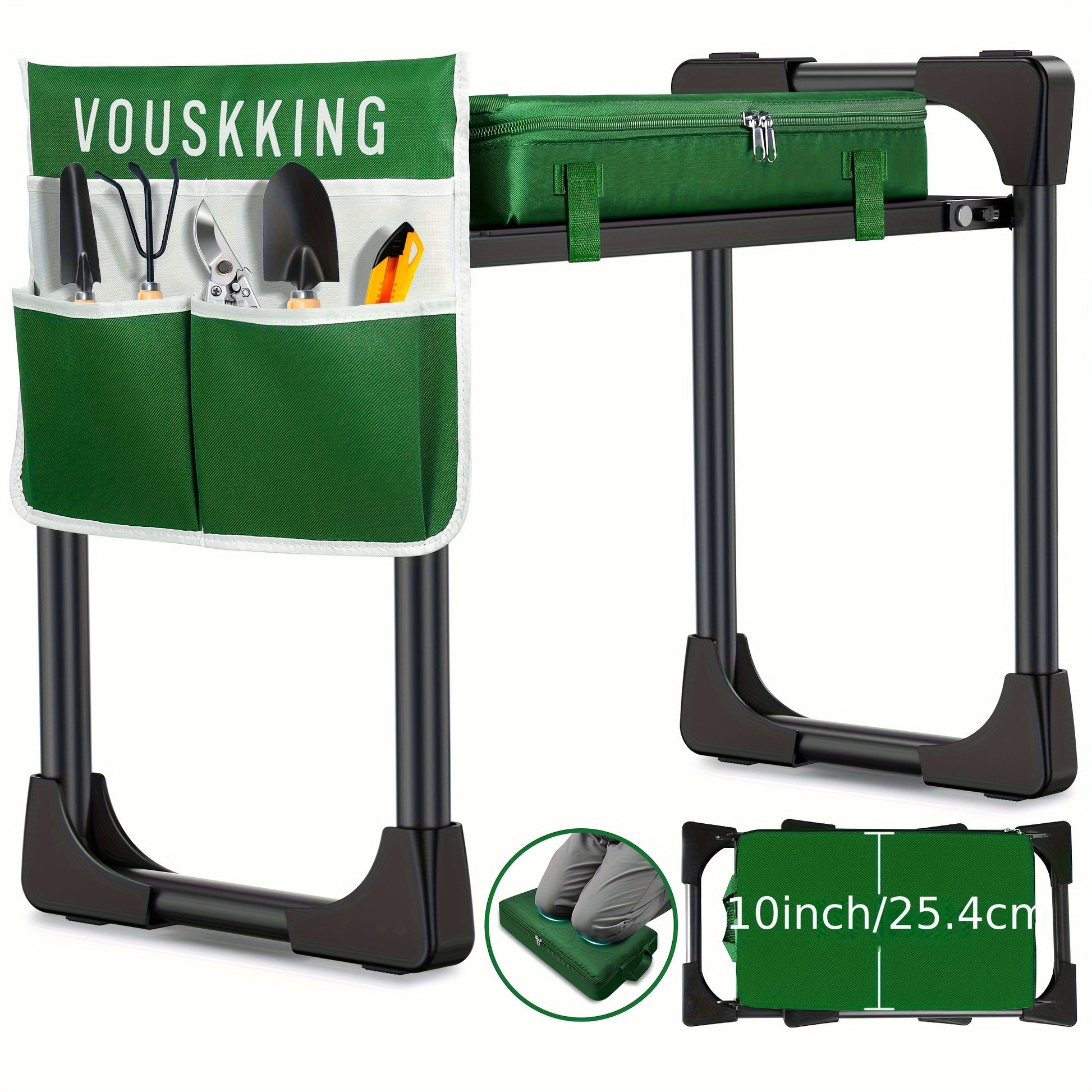 Upgraded Foldable Garden Kneeler and Seat with Tool Bag - Parry's Picks