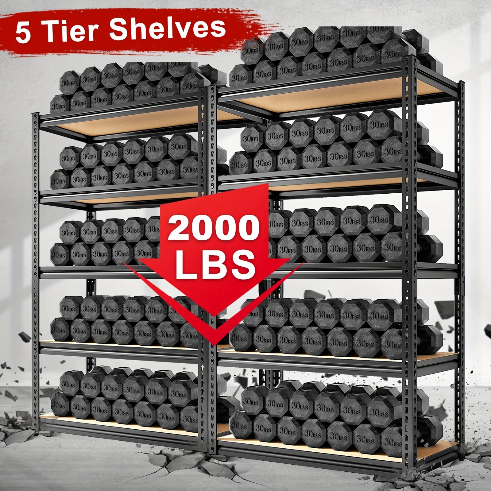 Heavy Duty Metal Storage Shelves for Garage and Utility Use - Parry's Picks