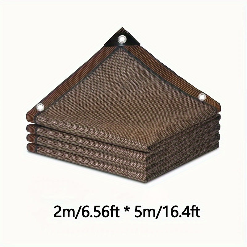 Coffee Colored Encrypted Shading Net for Outdoor Sun Protection - Parry's Picks