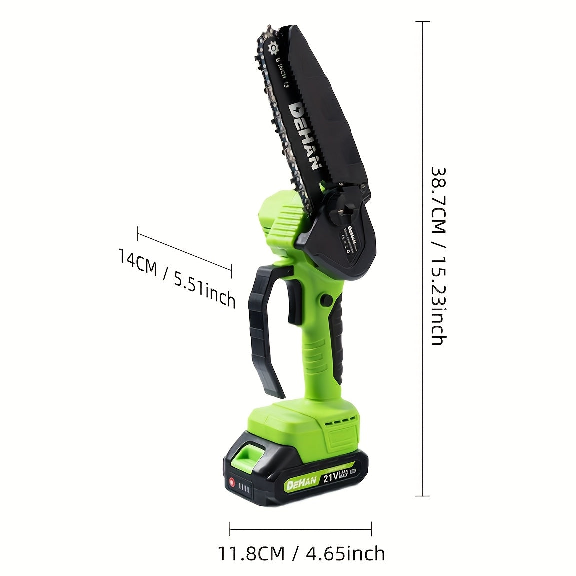 2in1 Wireless Chainsaw With Brushless Motor Portable Pruner
