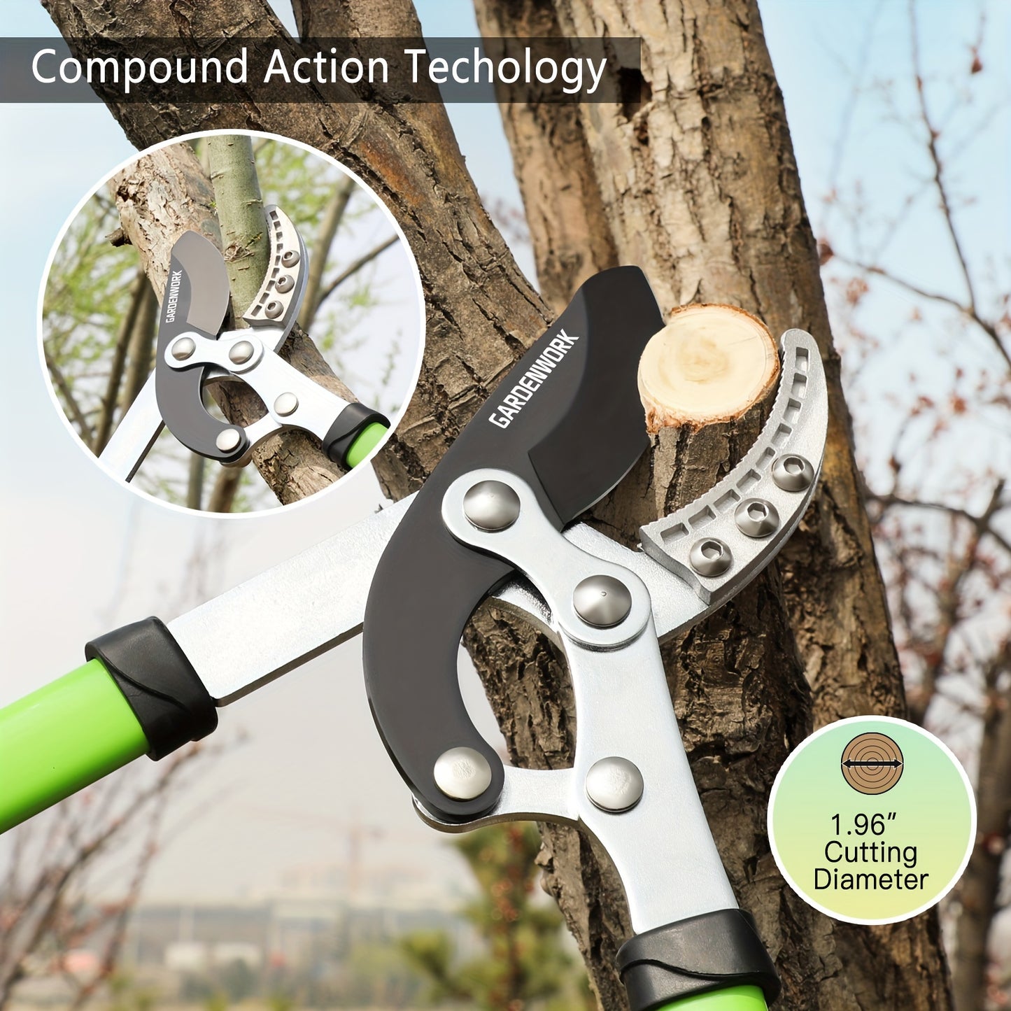 Heavy-Duty Manual Anvil Lopper for Effortless Branch Cutting - Parry's Picks