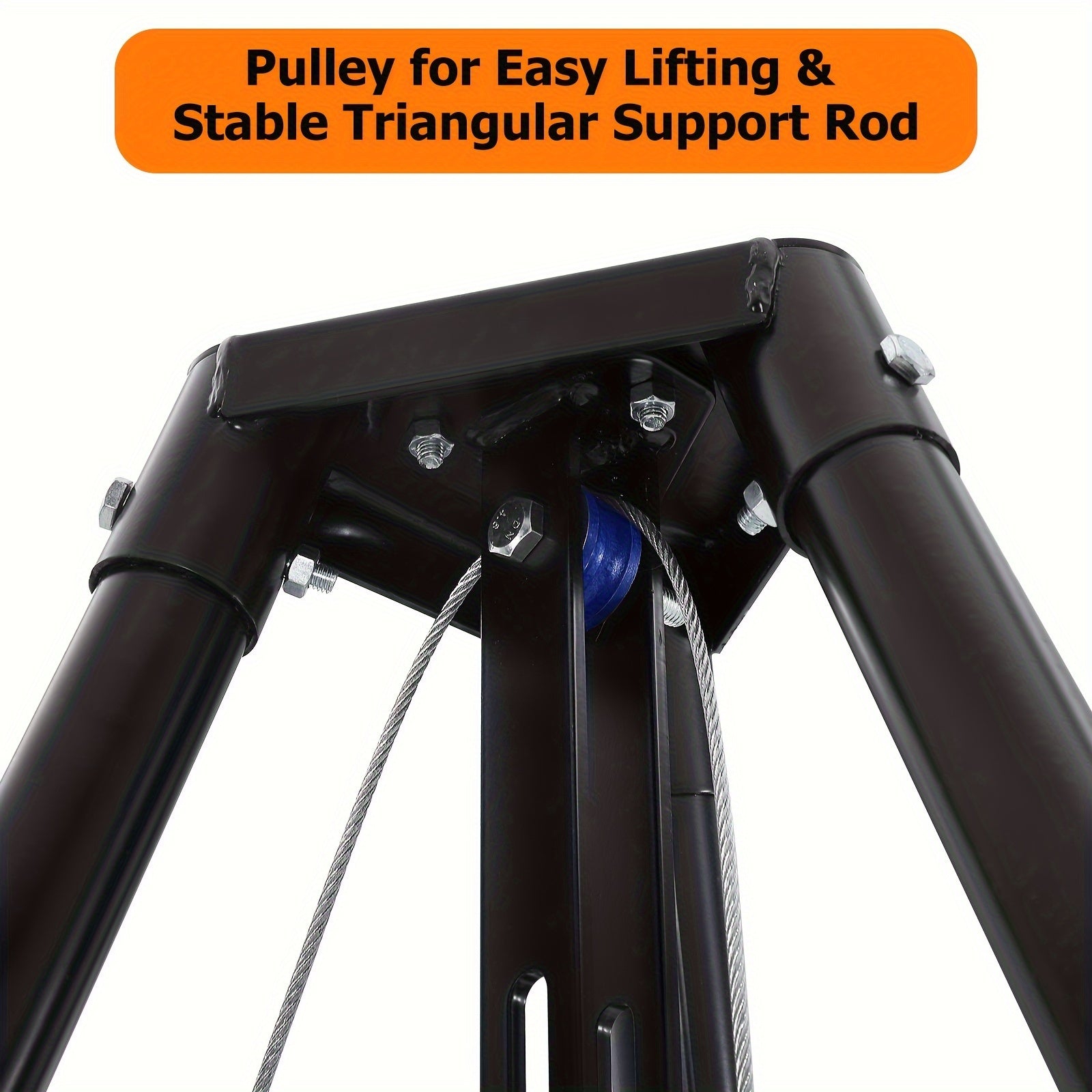 Deer Hoist for Truck Hitch with Lifting Winch and Tool Tray - Parry's Picks