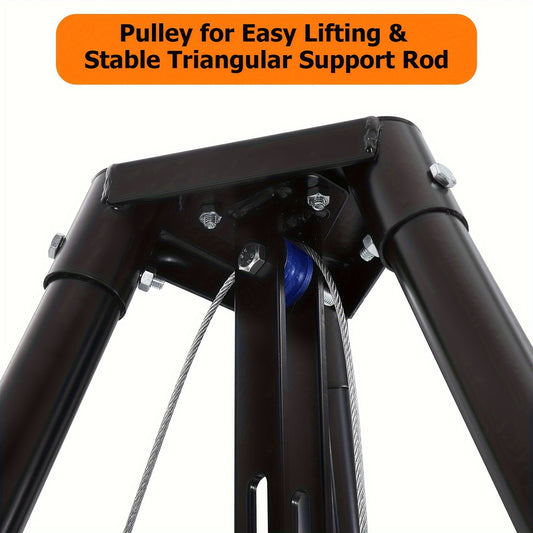 Deer Hoist for Truck Hitch with Lifting Winch and Tool Tray - Parry's Picks