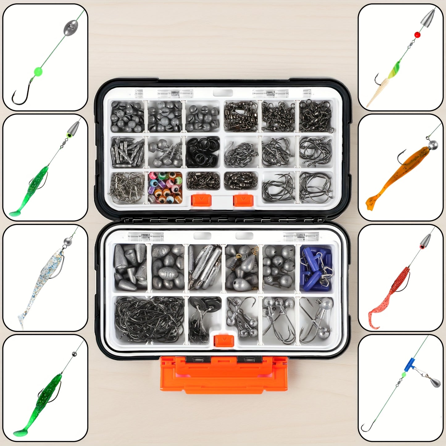 Complete 386pcs Fishing Tackle Kit for Anglers and Gifts - Parry's Picks