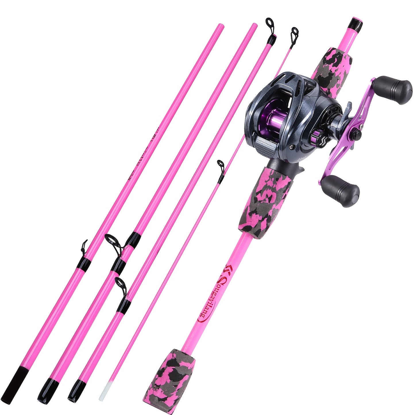 SOUGAYILNG Baitcasting Rod and Reel Combo for Beginners