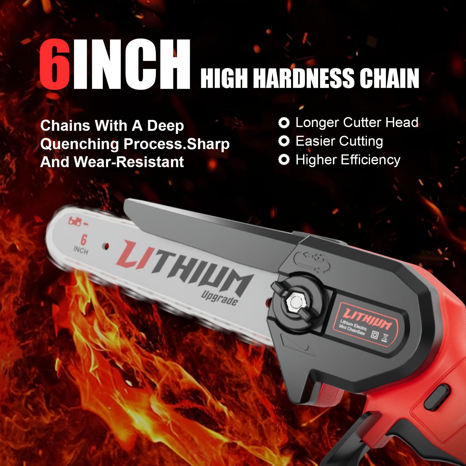 Portable Rechargeable Handheld Electric Mini Chainsaw for Gardening - Parry's Picks
