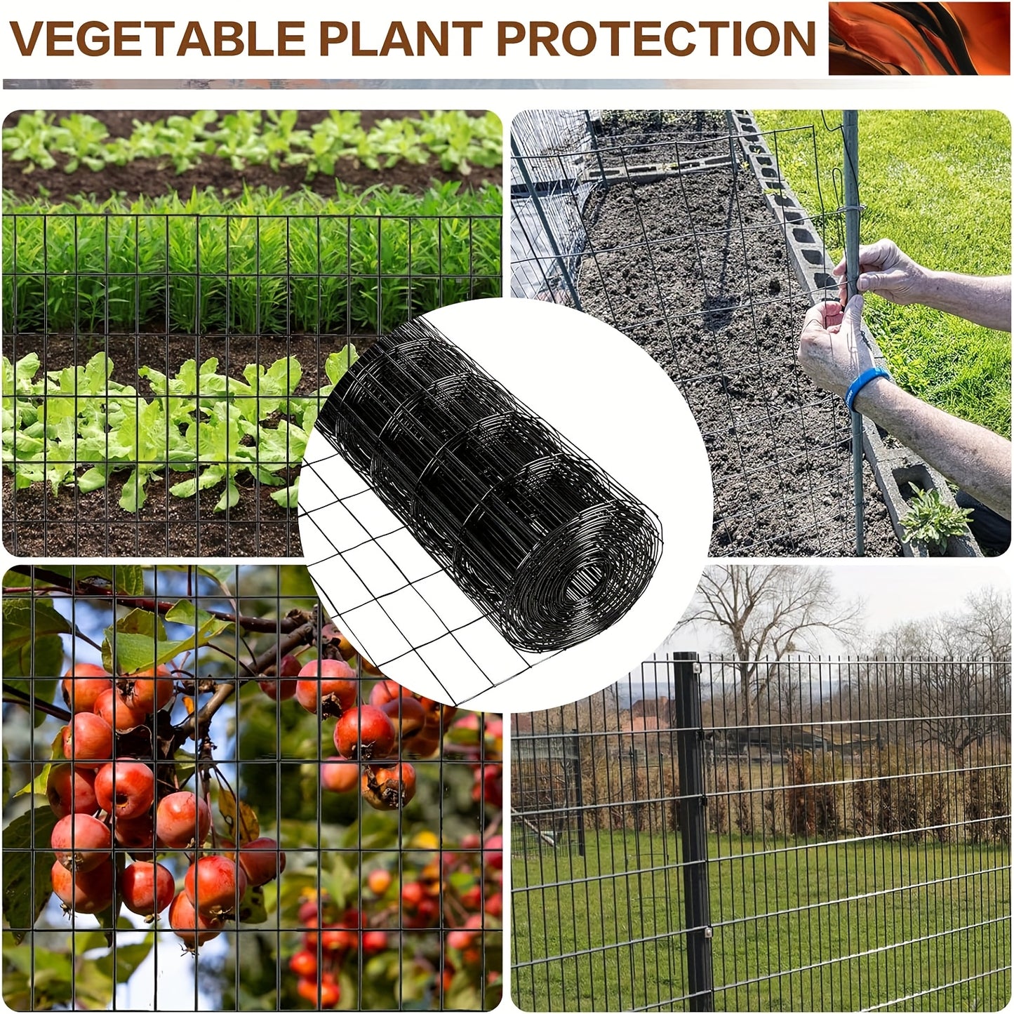 Durable PVC Coated Wire Mesh Fencing for Garden and Coop - Parry's Picks