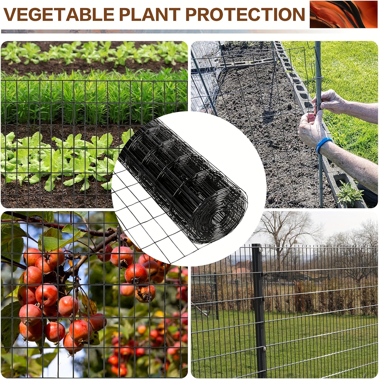 Durable PVC Coated Wire Mesh Fencing for Garden and Coop - Parry's Picks