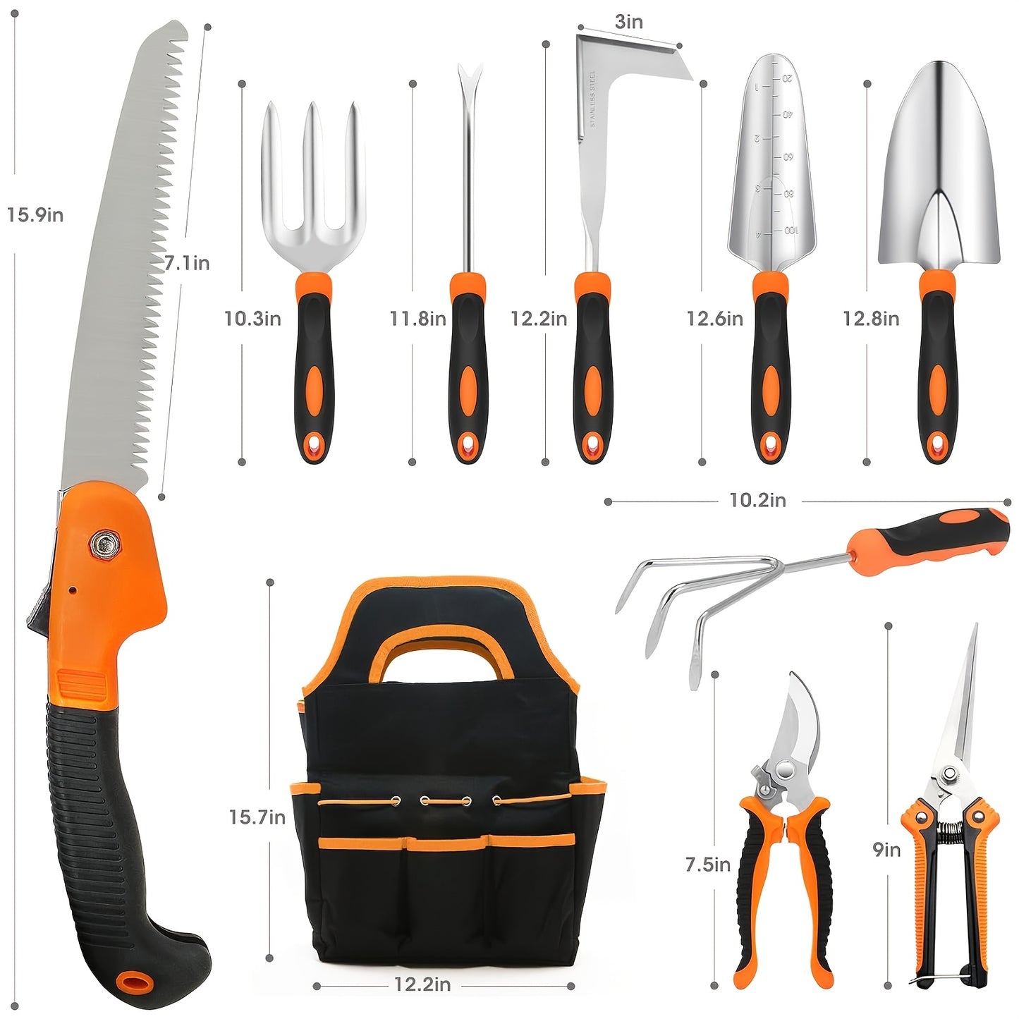 Heavy Duty Garden Tool Set for Gardening Enthusiasts - Parry's Picks