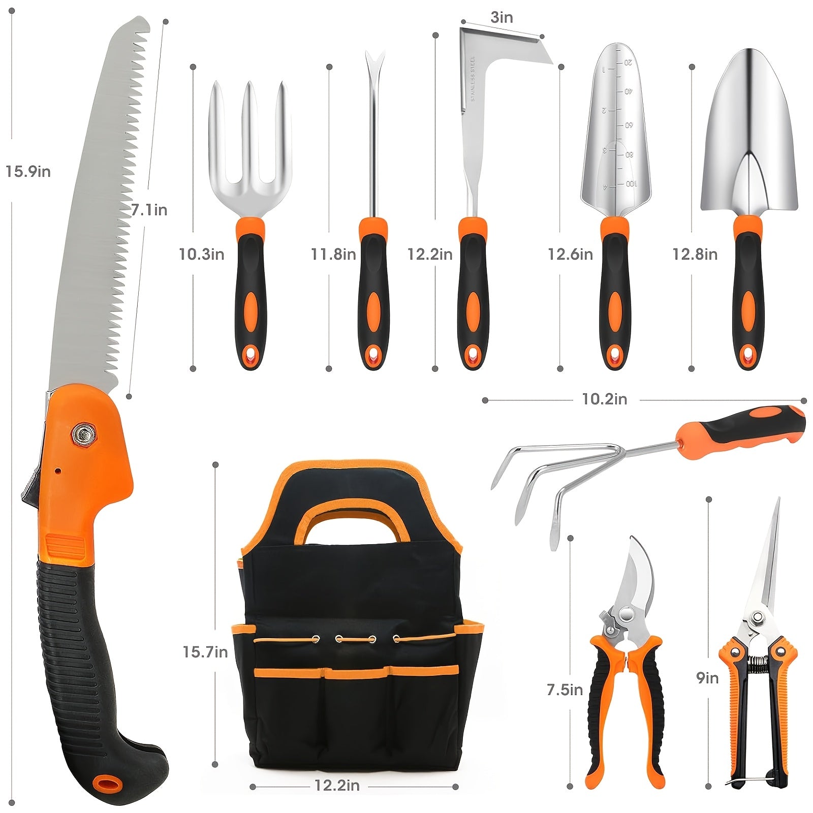 Heavy Duty Garden Tool Set for Gardening Enthusiasts - Parry's Picks