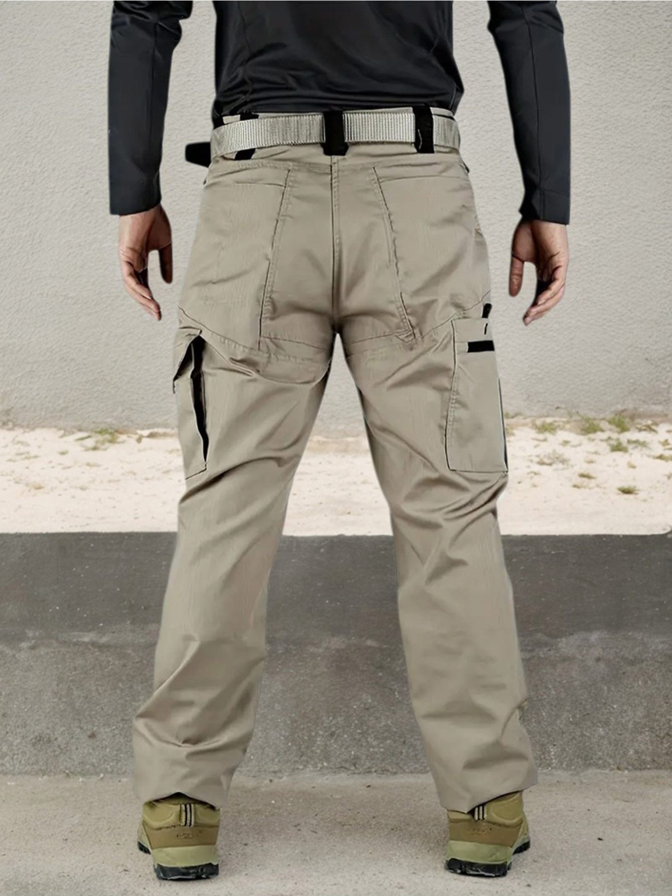 DISI Mens Straight Cargo Pants Quick Dry MultiPocket