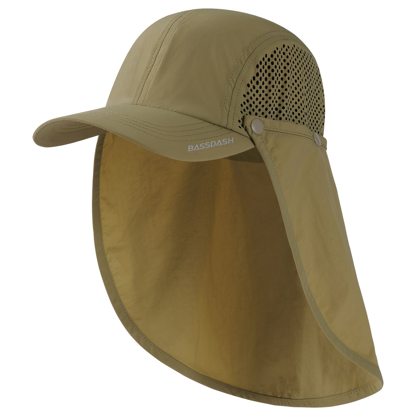 BASSDASH UPF 50 Foldable Fishing Hat with Neck Flap - Parry's Picks