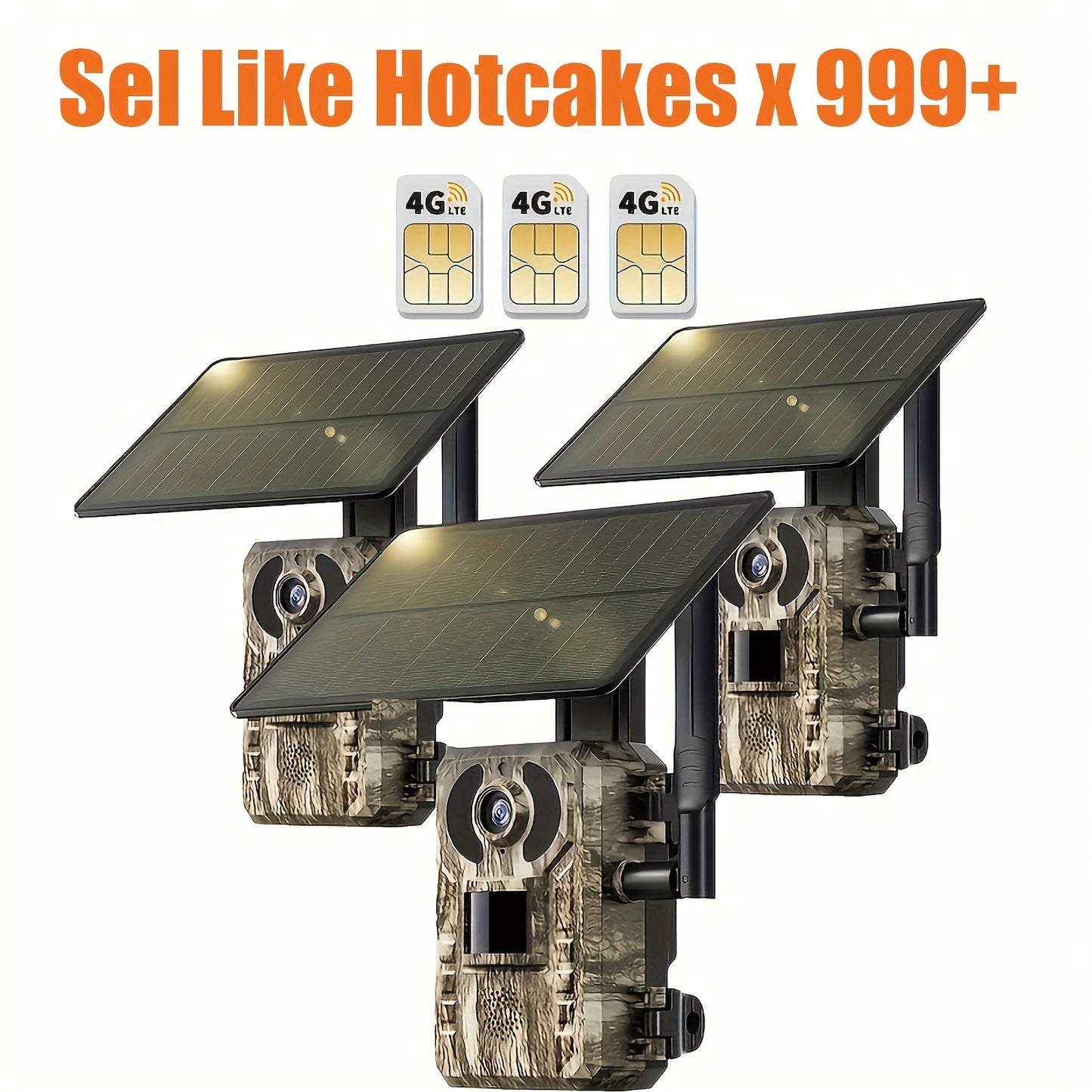 CXK Solar Cellular Trail Cameras With Live View Night Vision - Parry's Picks