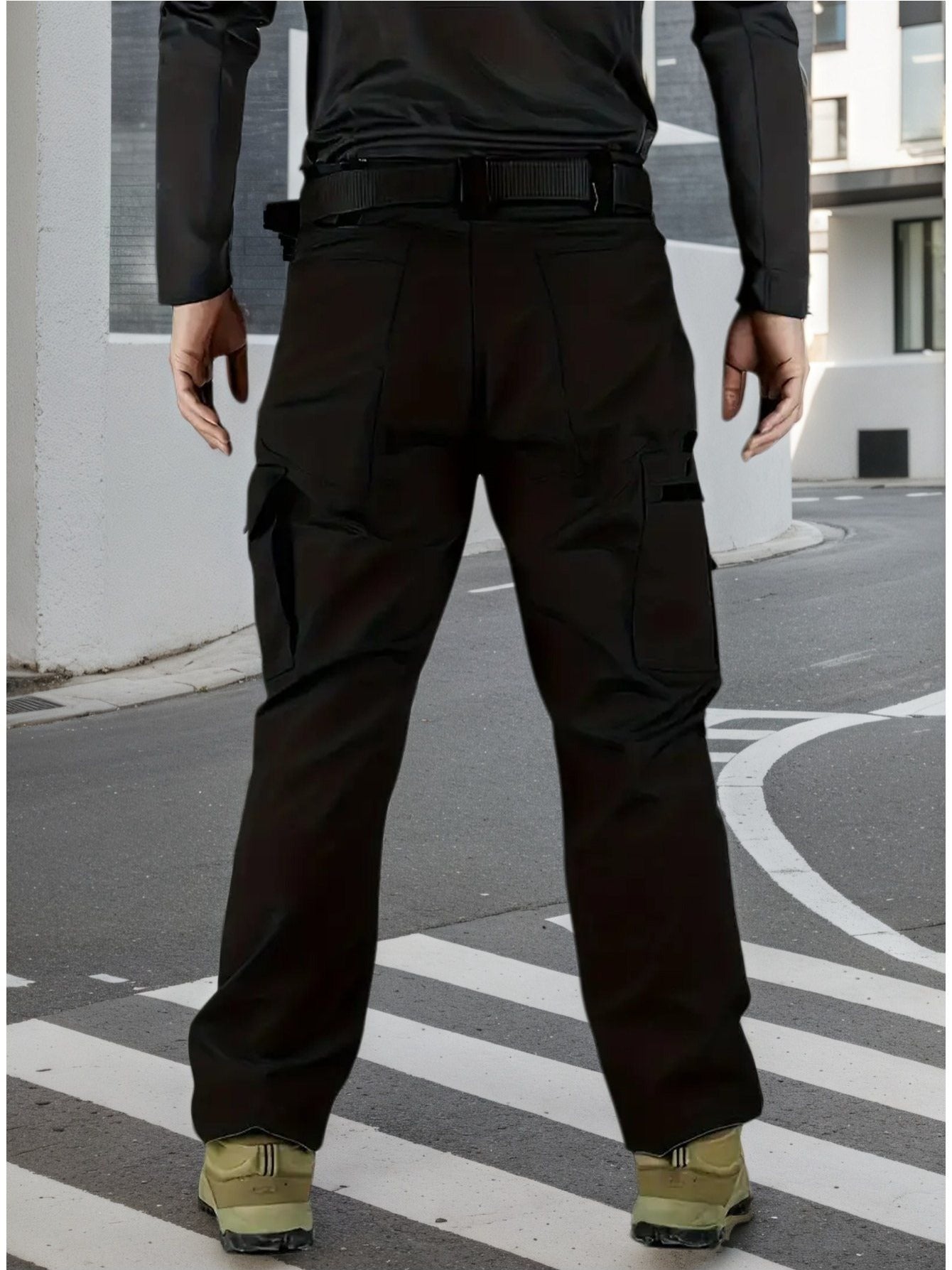 DISI Mens Straight Cargo Pants Quick Dry MultiPocket