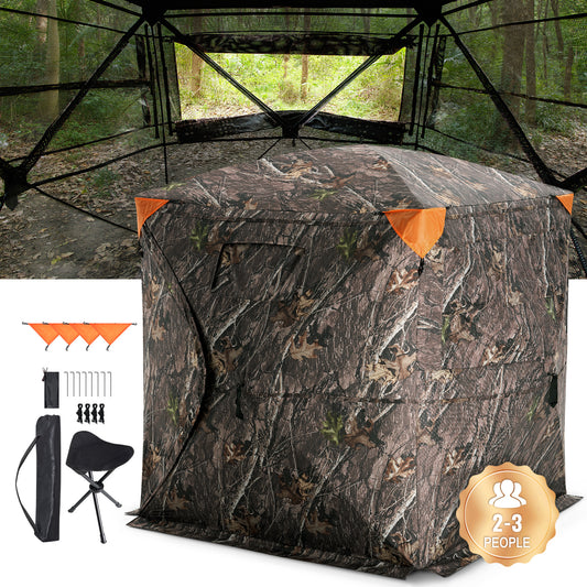 VEVOR 270 Degree One-Way Mesh Hunting Blind for Outdoor Adventures