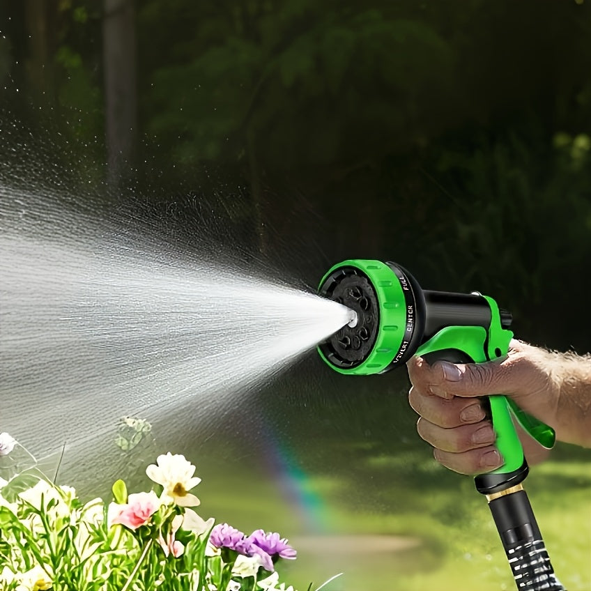 Heavy-Duty Stainless Steel Garden Hose with Versatile Spray Nozzle - Parry's Picks