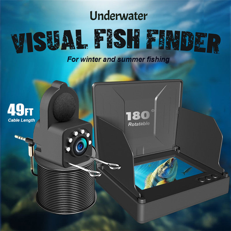 XHJ Outdoor Fish Finder With 4.3 Inch IPS Screen Camera