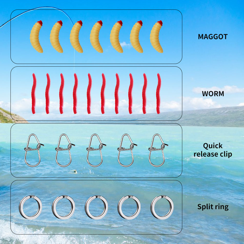 Lure Fishing Kit 85 Pcs Sea Bass And Freshwater Set