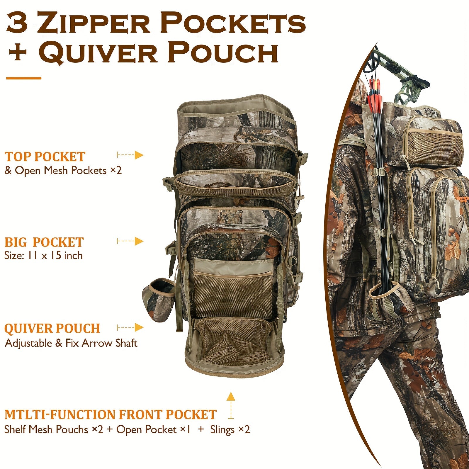 New View Bow and Arrow Backpack for Outdoor Archery - Parry's Picks