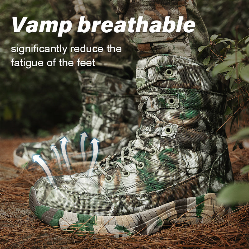 Men's Lightweight Camouflage Boots For All Terrain Hiking And Adventure - Parry's Picks