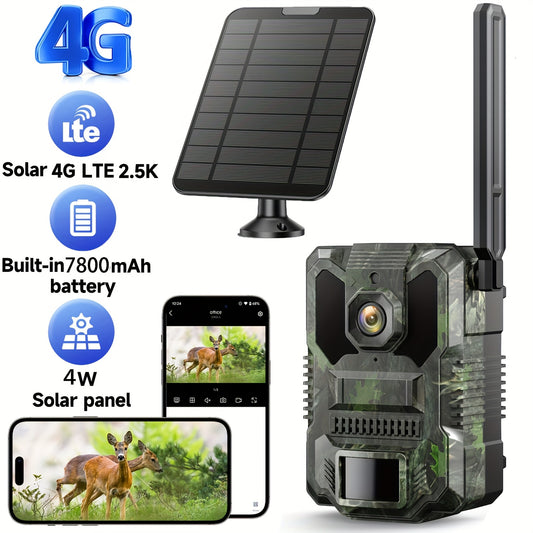 VOOPEAK 4G LTE Solar Trail Camera With Night Vision SIM