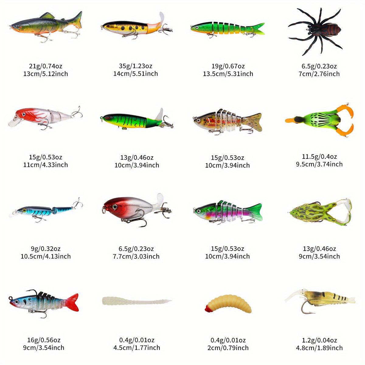 All-In-One Fishing Tackle Kit With Crankbaits And Lures