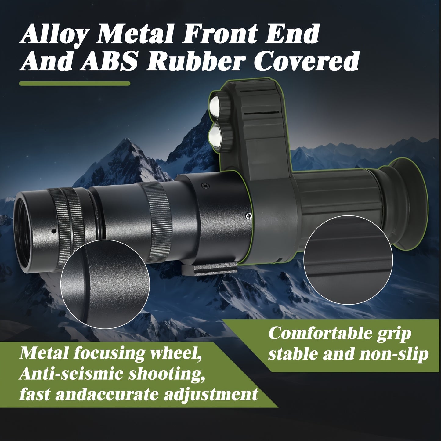 4K HD Infrared Night Vision Binoculars With 7x Zoom