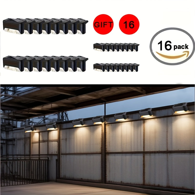 Solar Step Lights for Outdoor Staircase and Fence Decoration - Parry's Picks