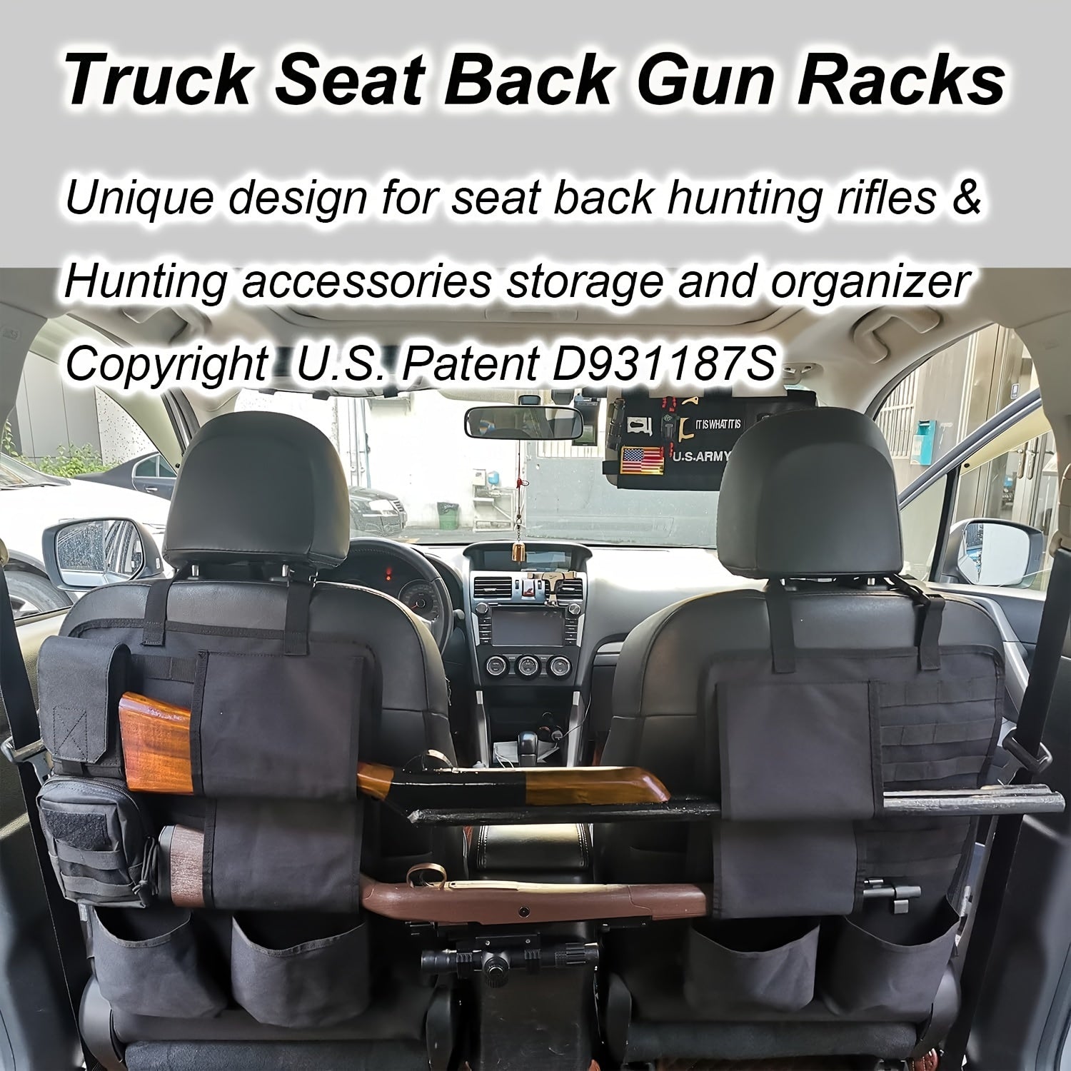 Automotive Gun Racks Vehicle Seat Back Organizer for Hunting - Parry's Picks