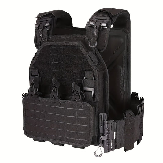 YAKEDA Pro Adjustable Tactical Vest With Quick Buckle