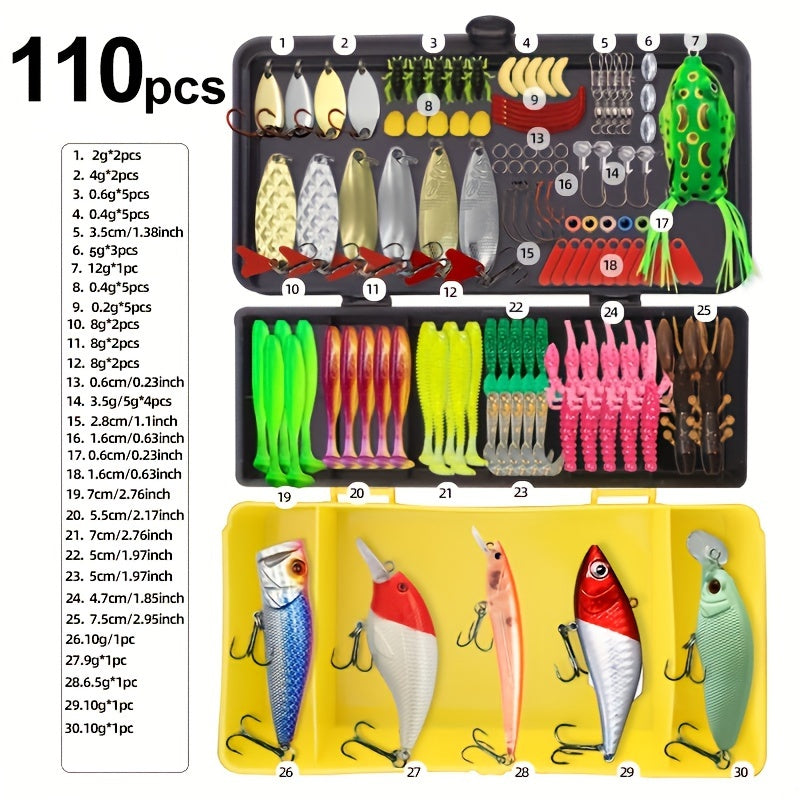 Fishing Lure Tackle Kit with Box for Every Angler - Parry's Picks