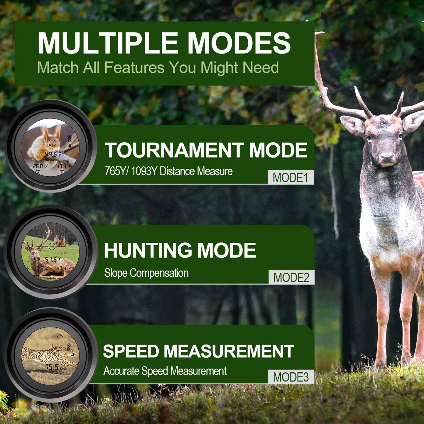 High-Precision Golf and Hunting Rangefinder with Slope Measurement - Parry's Picks