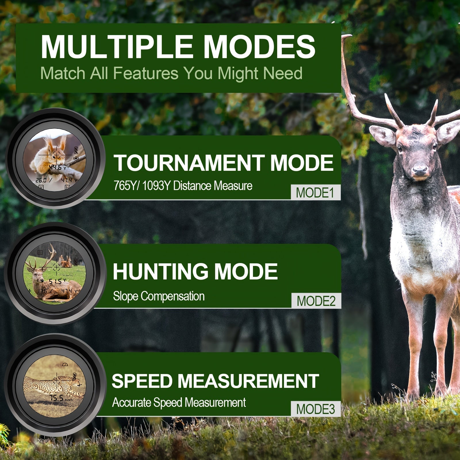 High-Precision Golf and Hunting Rangefinder with Slope Measurement - Parry's Picks