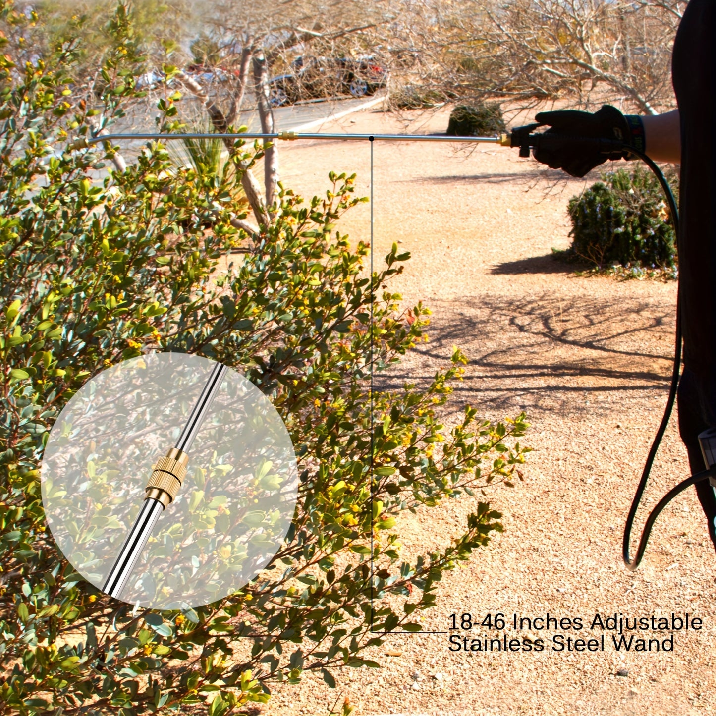 Cordless Garden Sprayer Portable Handheld Battery Included