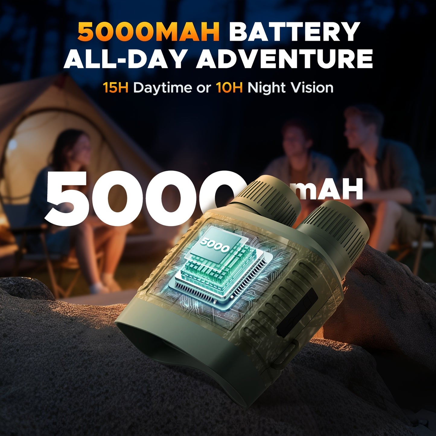 VOOPEAK Night Vision Goggles 4K Infrared Binoculars 10x Zoom