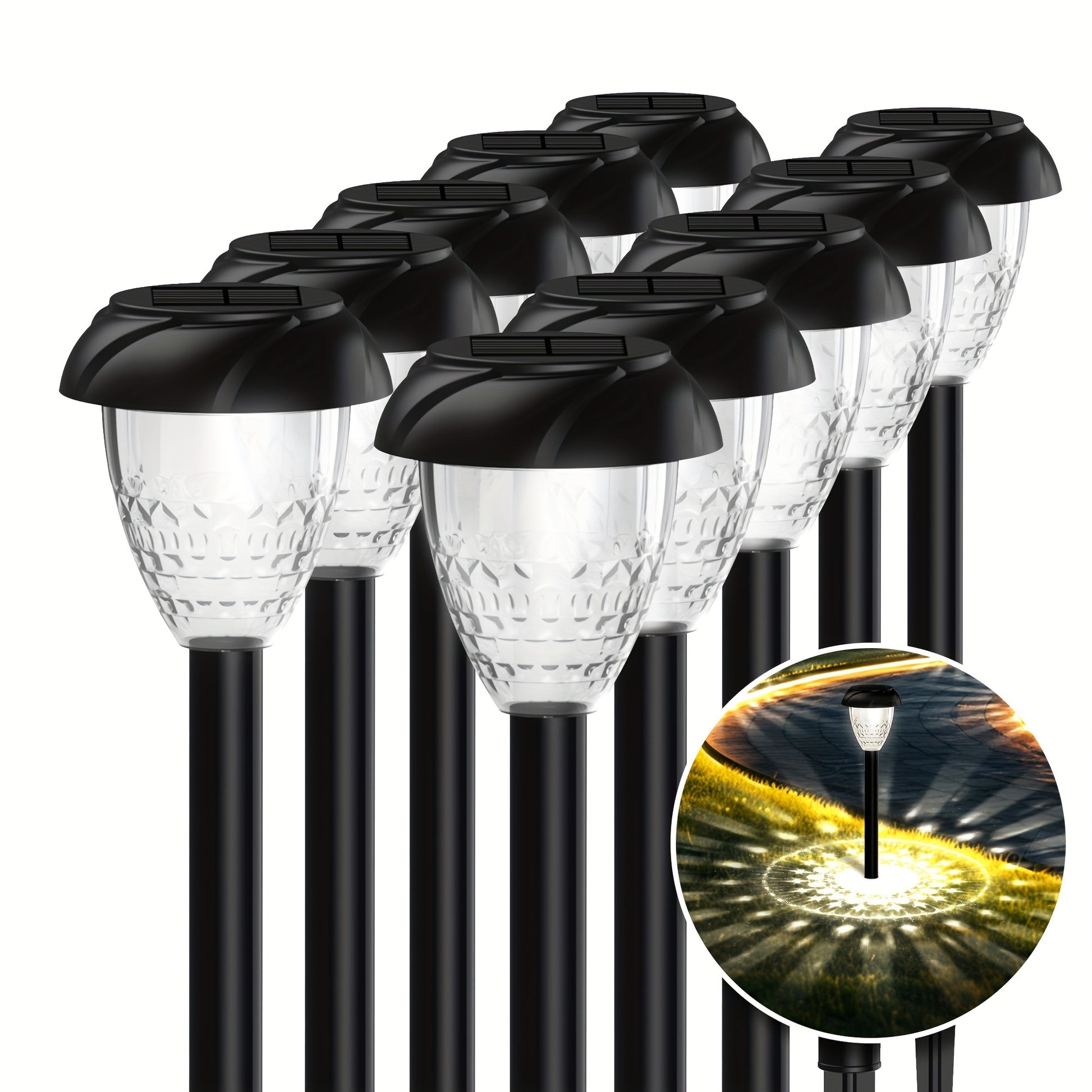 Solar Pathway Lights with Mandala Pattern for Outdoor Ambiance - Parry's Picks