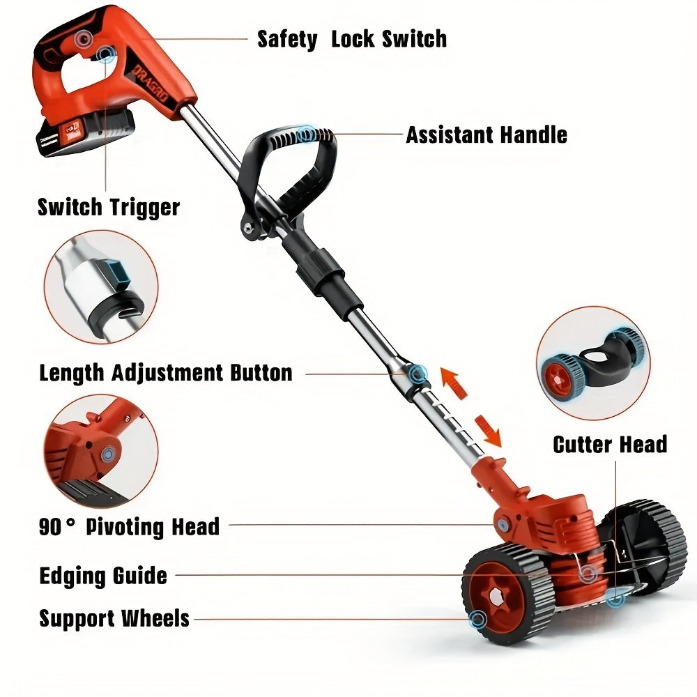 Portable Cordless Electric Lawn Mower With Rechargeable Batteries - Parry's Picks