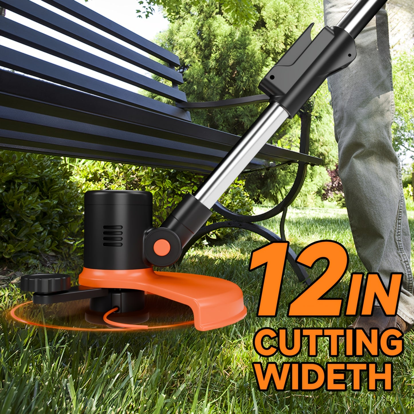 ZNZOEY 3-in-1 Cordless Grass Trimmer and Lawn Edger