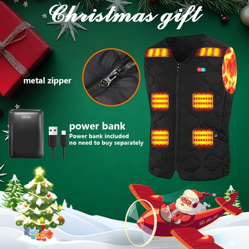 ORTIZAN Heated Vest Lightweight Electric Vest With Battery Pack - Parry's Picks