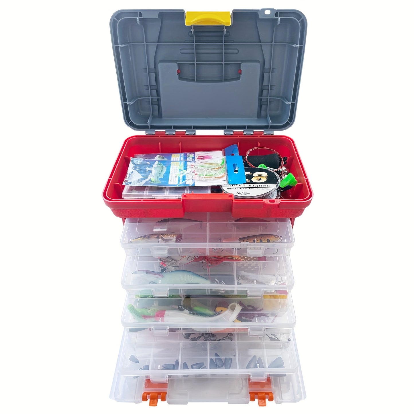 Fishing Lure Kit With Tackle Box For Freshwater Saltwater