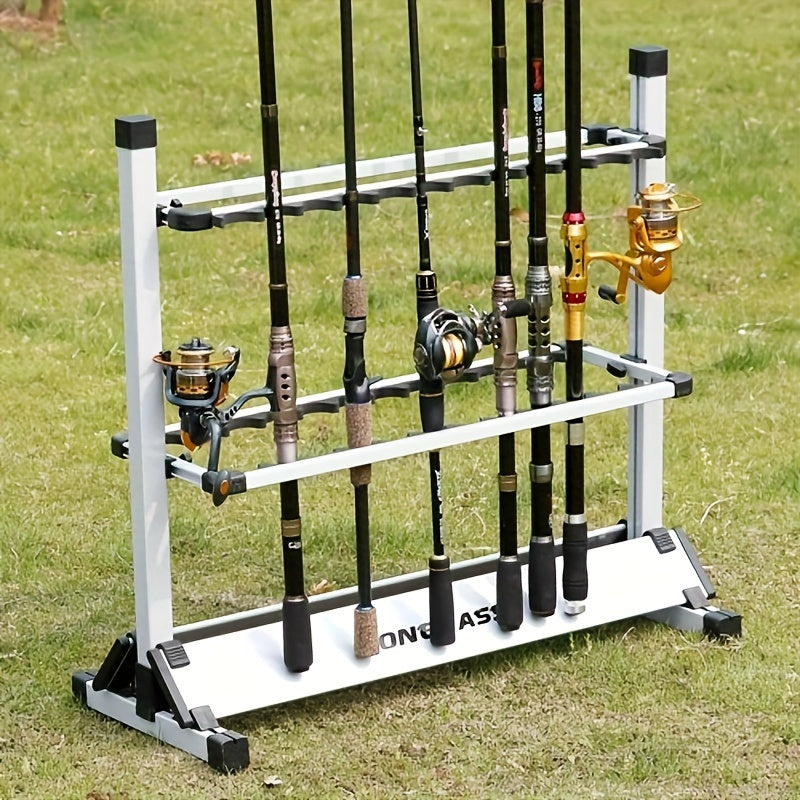 Aluminum Portable Fishing Rod Holder For Up To 24 Poles - Parry's Picks
