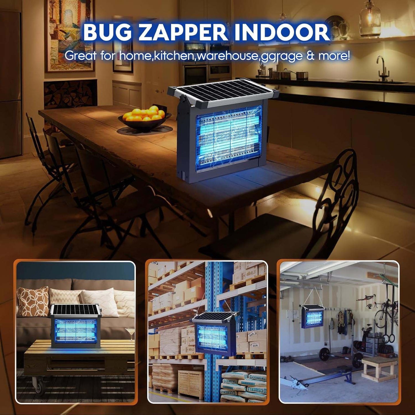 Solar Bug Zapper for Outdoor Camping and Backyard Pest Control - Parry's Picks
