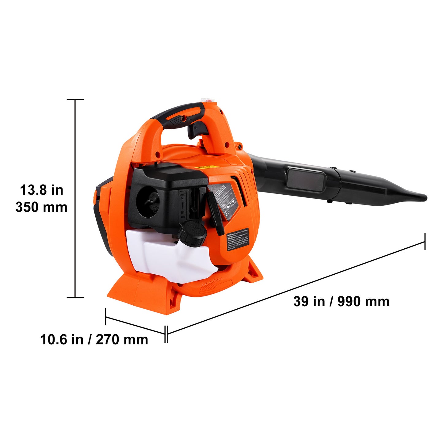 VEVOR 79CC Gas Leaf Blower 425CFM 2 Cycle Engine Pro