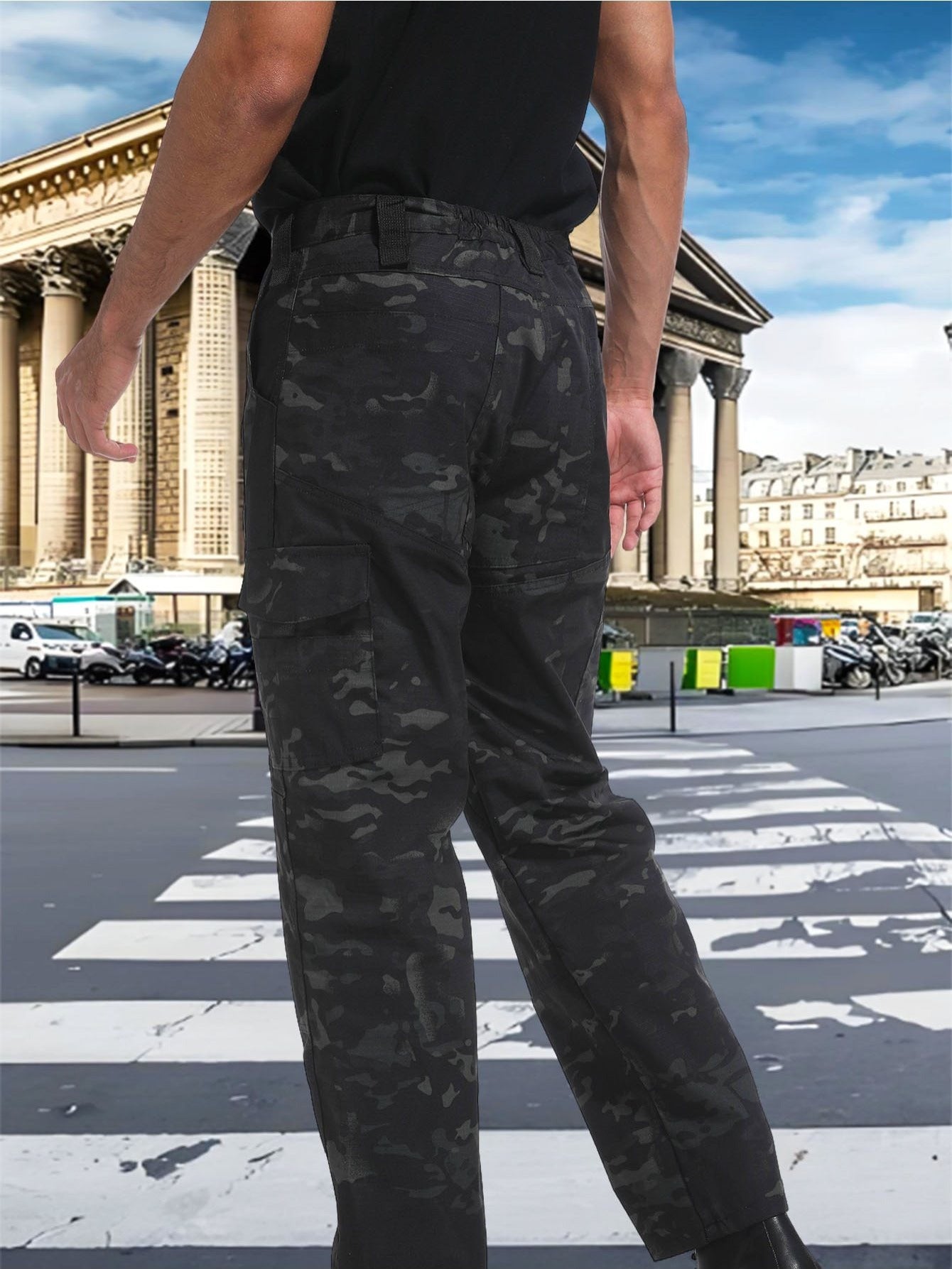 DISI Mens Cargo Pants Outdoor Breathable Work Trousers