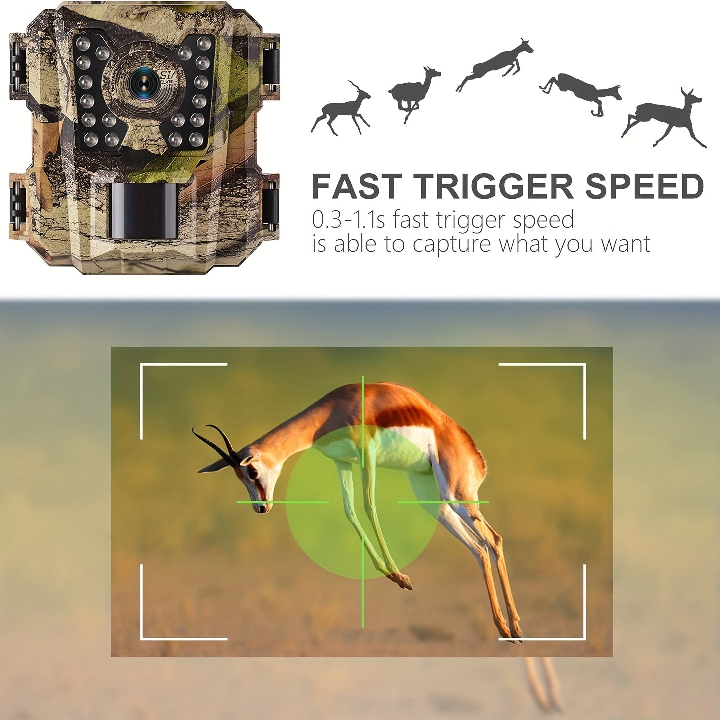 5pcs Mini Trail Camera, 24MP 1080P HD Game Hunting Camera Motion Activated with IR Night Vision Video Cam for Wildlife Scouting Hunting Deer Cam, Outdoor Monitoring & Observation, Battery-Powered, 3/5 Pack